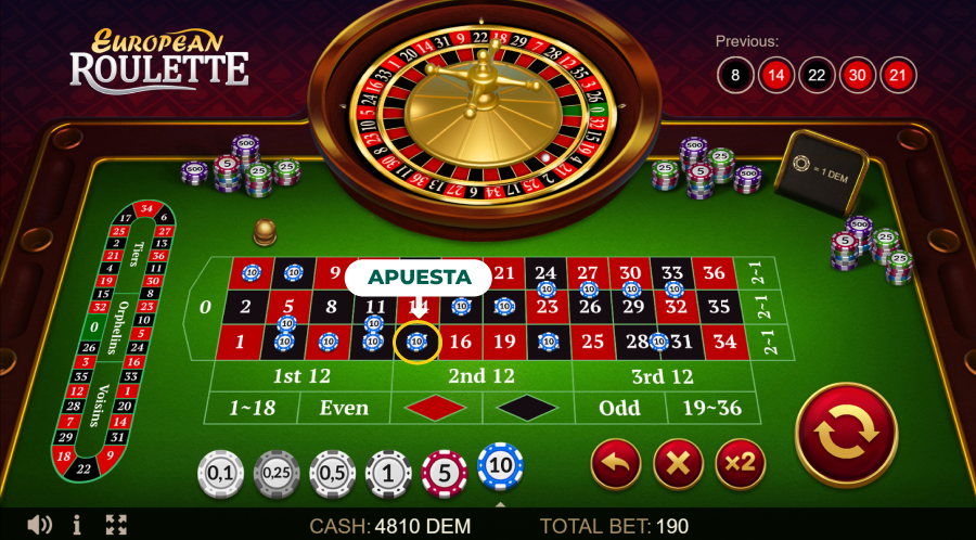 imagen de apuesta en la ruleta