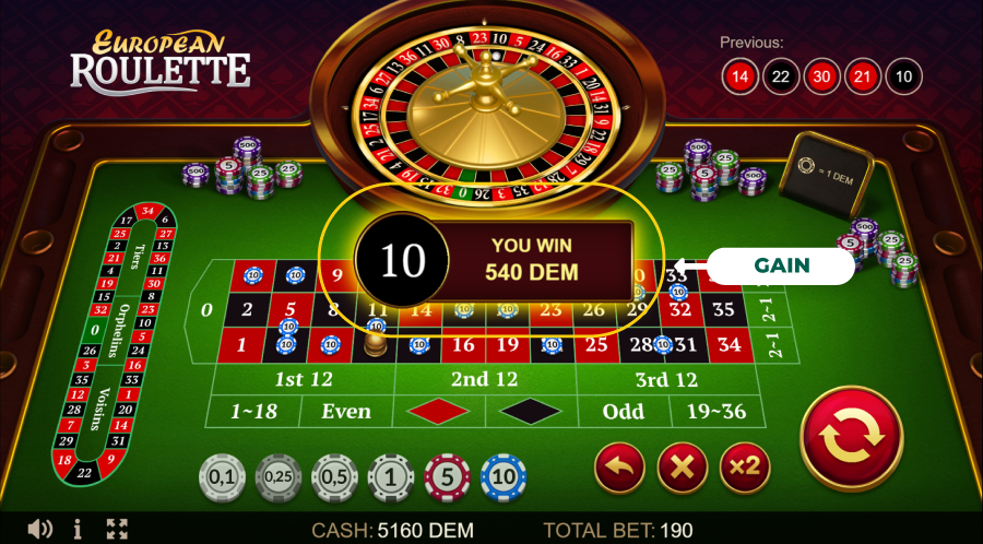 image de la collecte du prix a la roulette