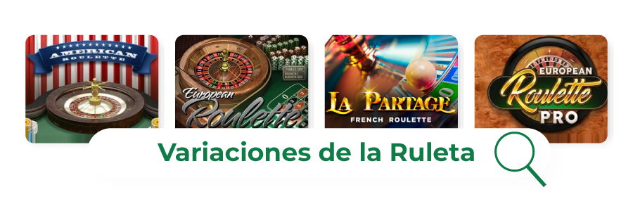 imagen de variaciones de la ruleta