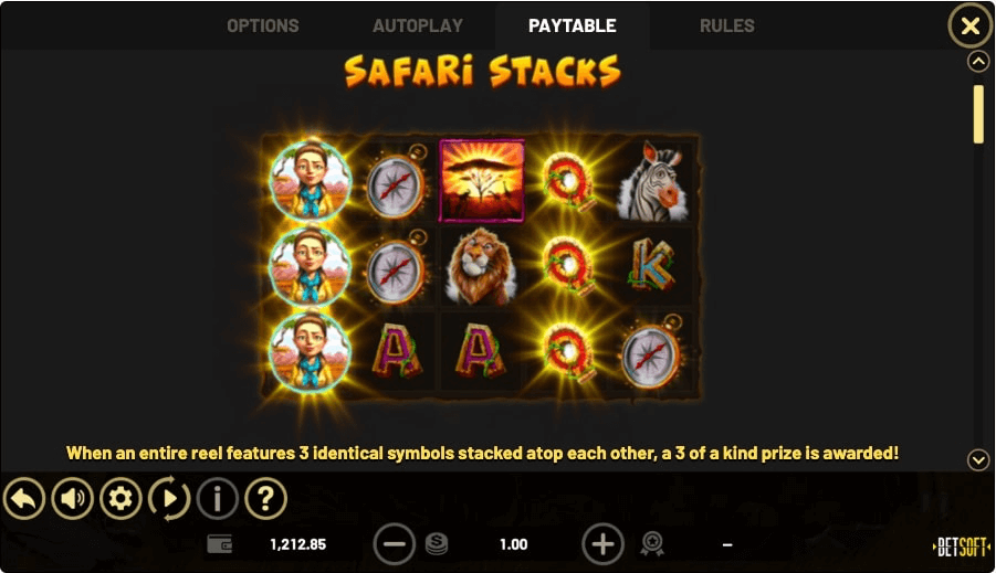 Safari Sam 2 online slot game safari stacks