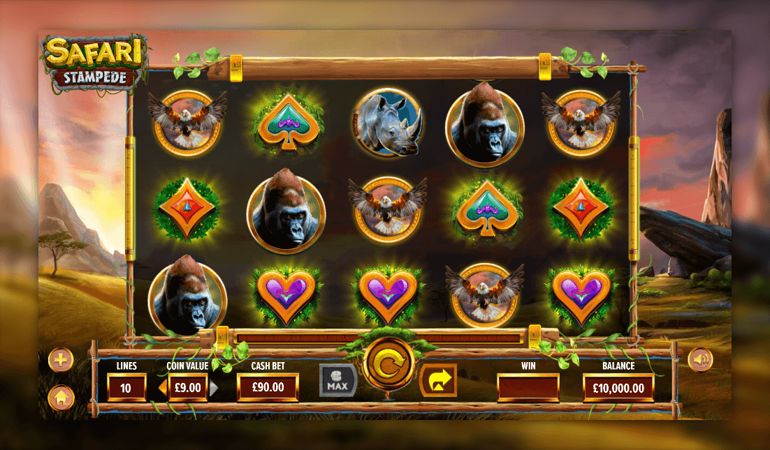 Safari Stampede gameplay overview