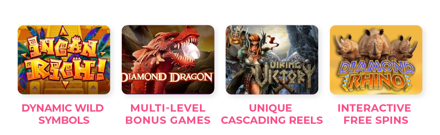 rival slot game features