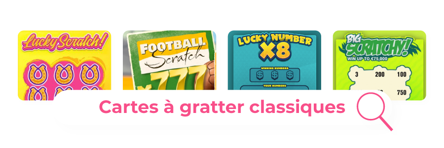 image de cartes à gratter classiques