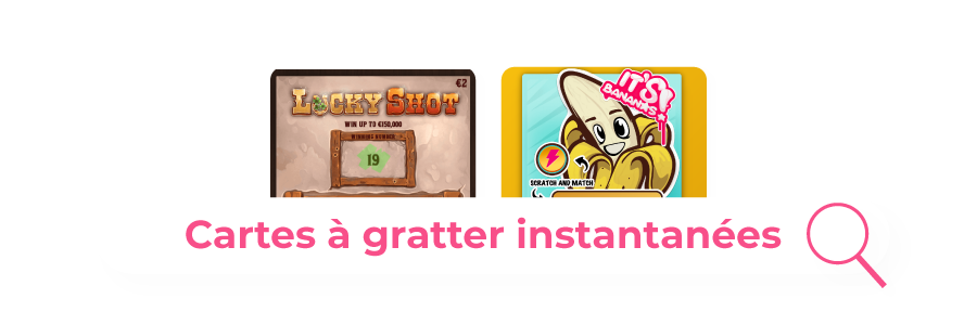 image de cartes à gratter instantanées
