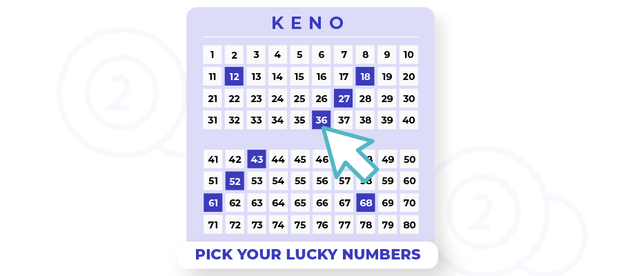 Keno Casinos PIck Lucky Numbers