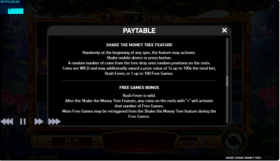 Ruby Play Shake Shake Money Tree Online Slot Special Features Explained