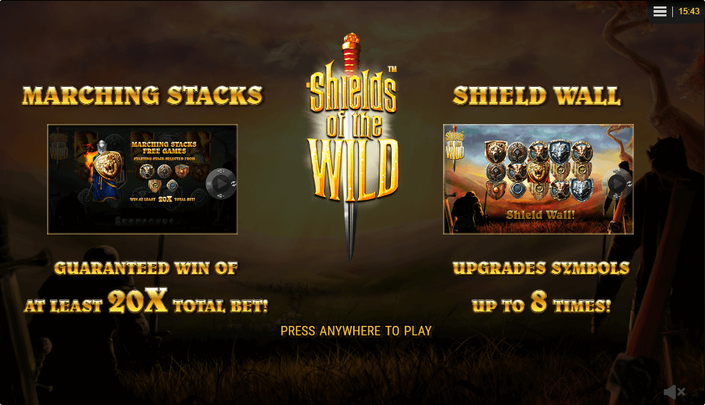 Shields of the Wild Online Slots Game Fetures