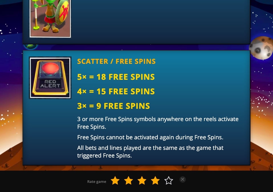 Spartians slot bonus