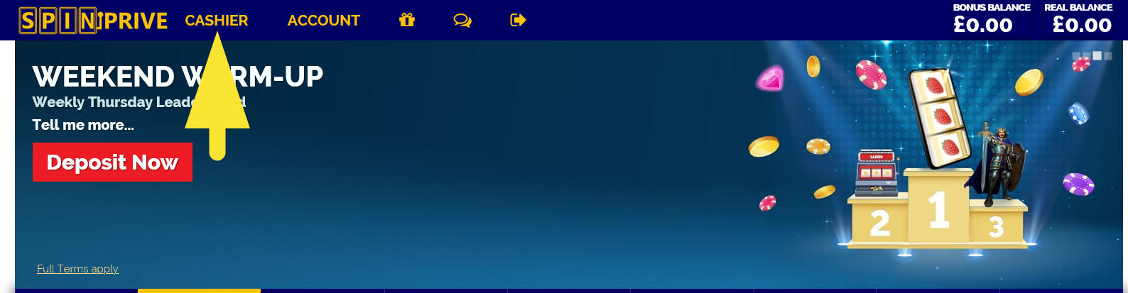 Spinprive_CASINO_CASHIER