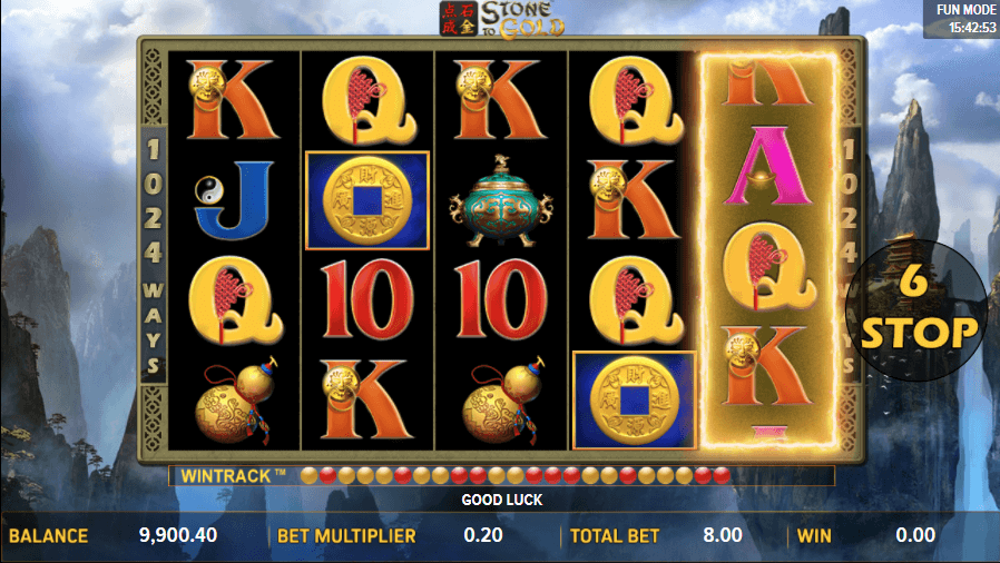 Stone to Gold online slot game play
