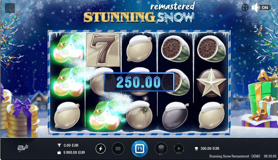 Stunning Snow Remastered online slot game big win