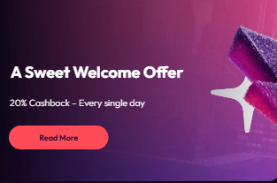 SweetReels Casino Cashback Banner