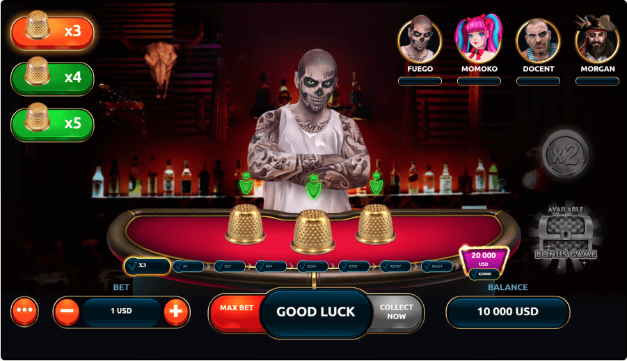 The Thimbles game overview