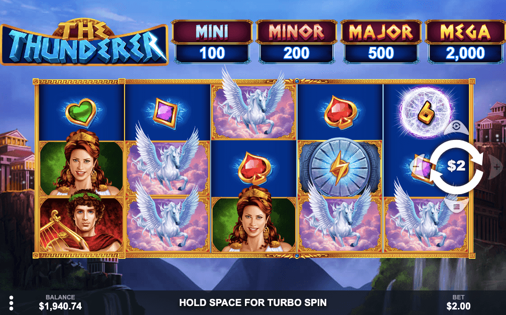 PARIPLAY THE THUNDERER ONLINE SLOT REELS