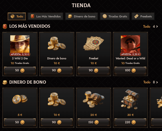 Tienda de Crusado Casino