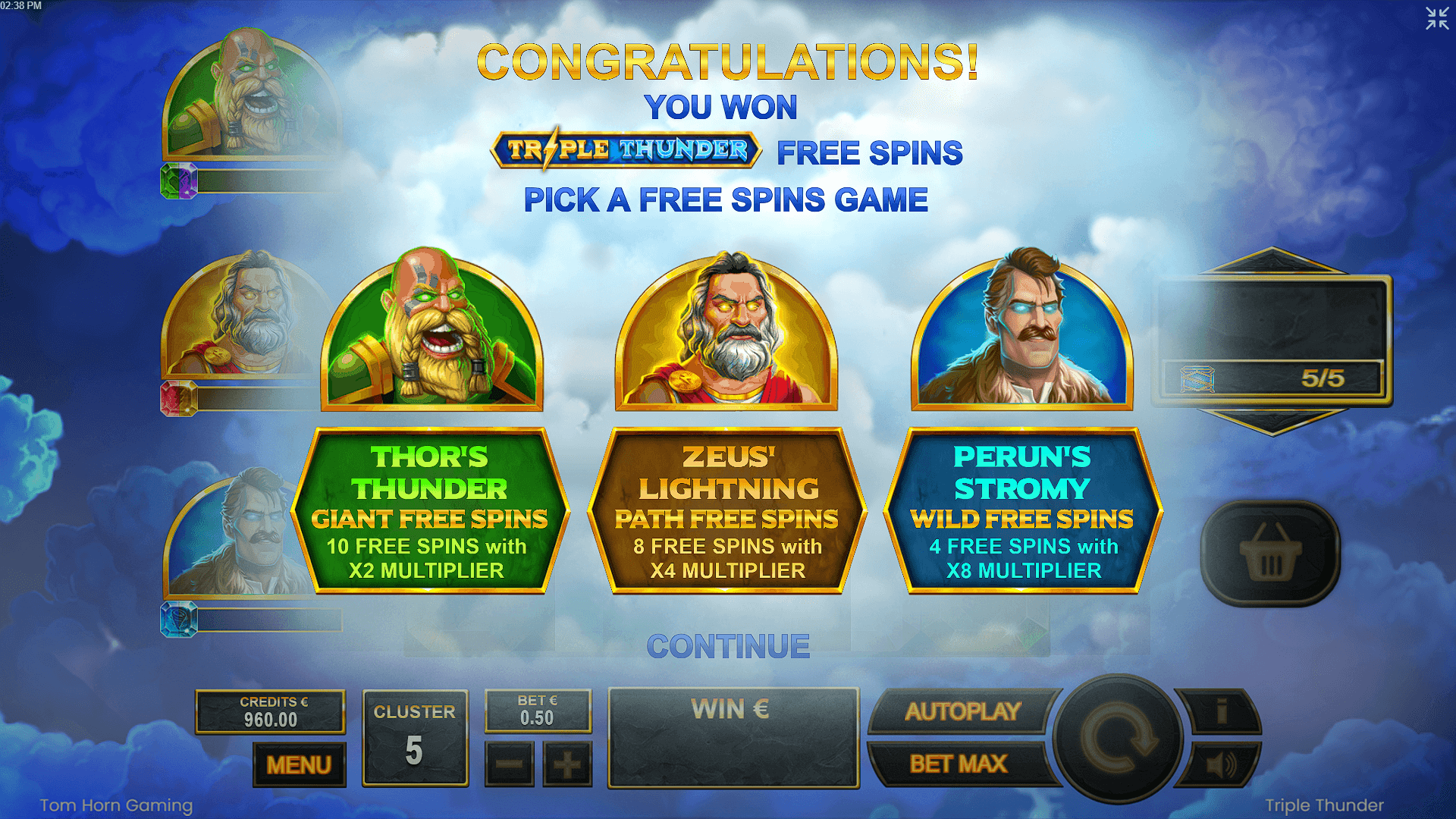 Triple Thunder Online Slot Game Thunder Collection