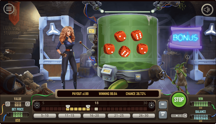 Troll Dice special feature