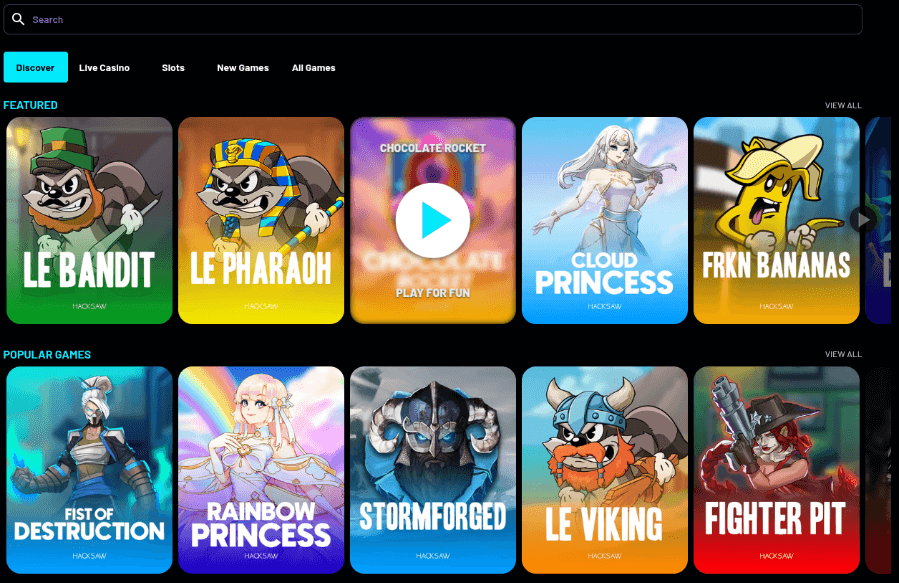 Turbowins casino games