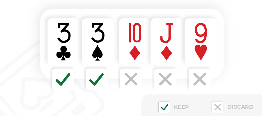 Jacks or Better strategy guide two cards to a royal flush