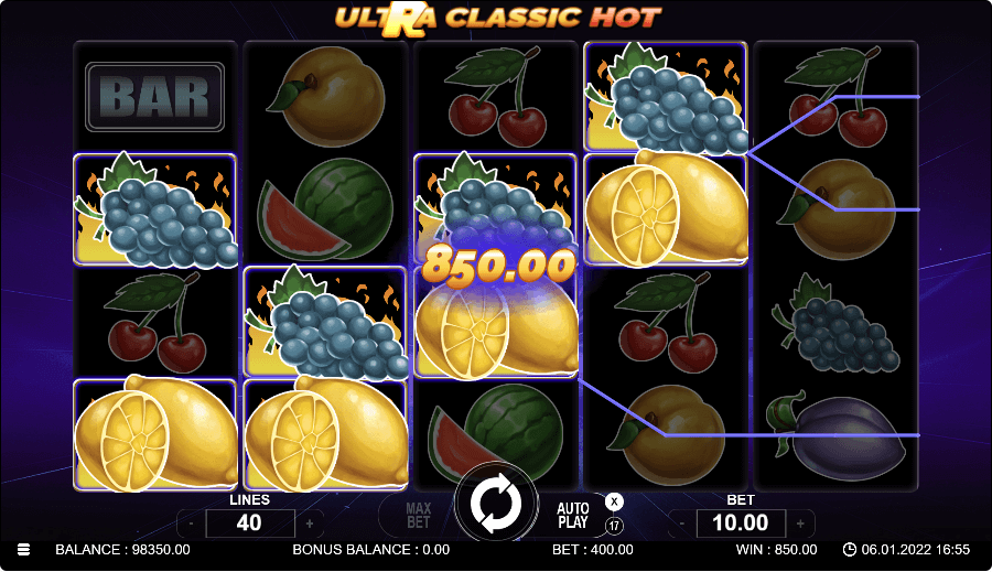 Ultra Classic Hot Online Slots Game Win