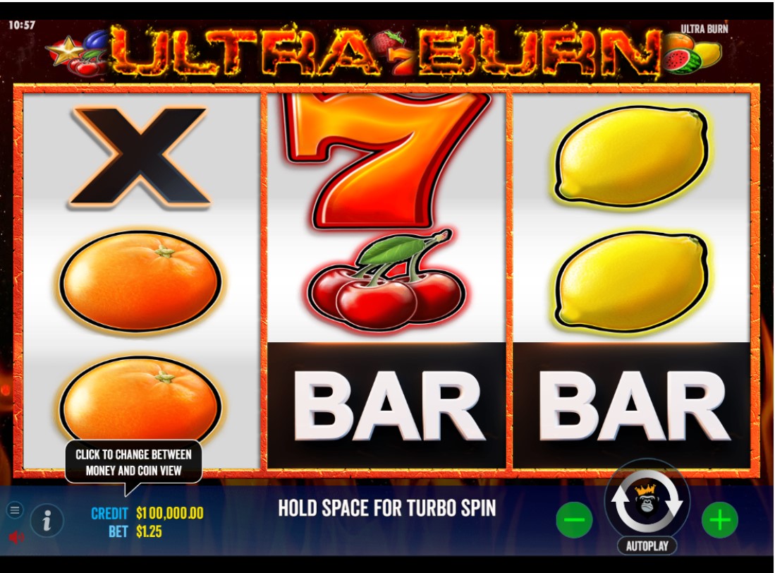 Ultra Burn Online Slot Reels