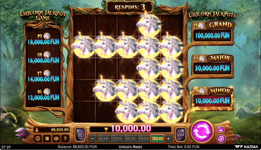 Unicorn Reels special feature trigger