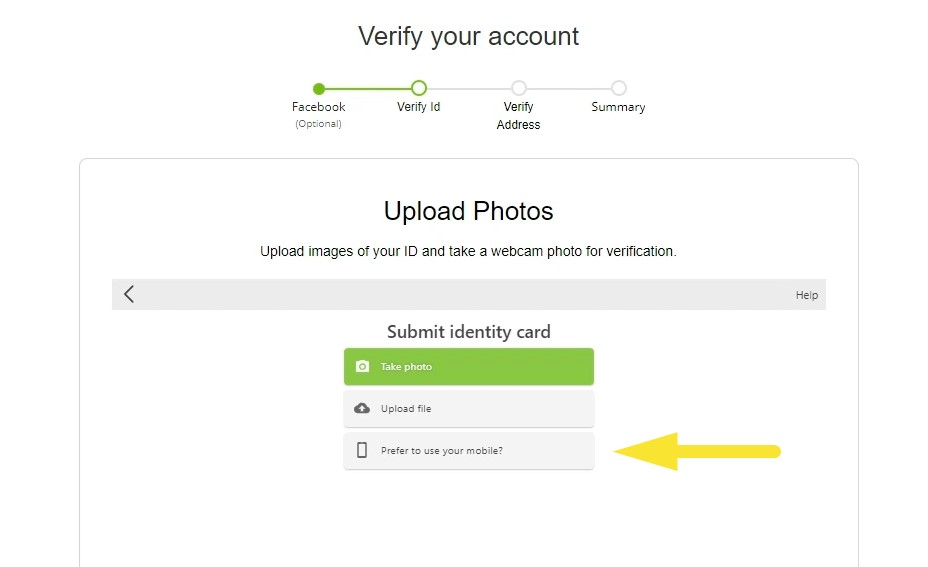 Neteller Mobile Verification