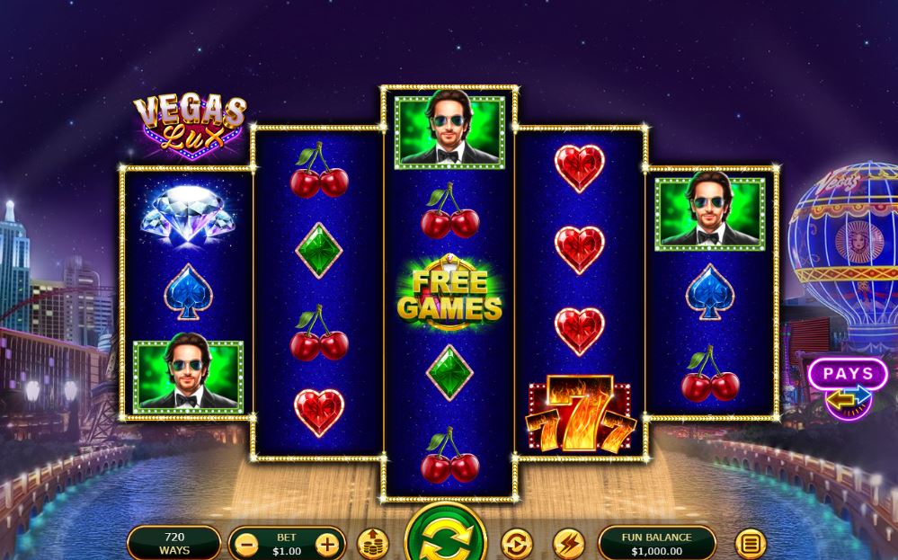 Vegas Lux Online Slot Reels