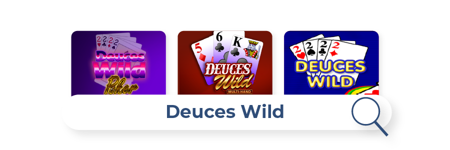deuces wild video poker