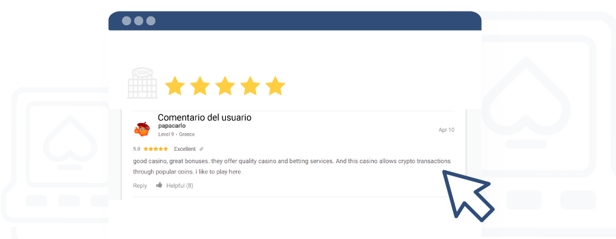 imagen de comentarios de casinos de video poker