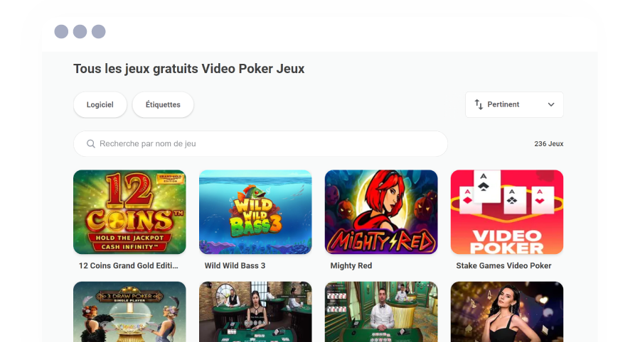 image de jeux gratuits de vidéo poker