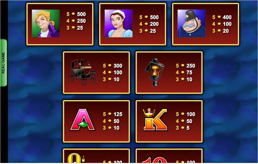 Werewolf Wild online slot paytable 