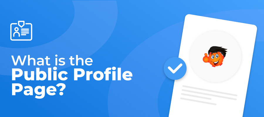 What is the Public Profile page guide EN