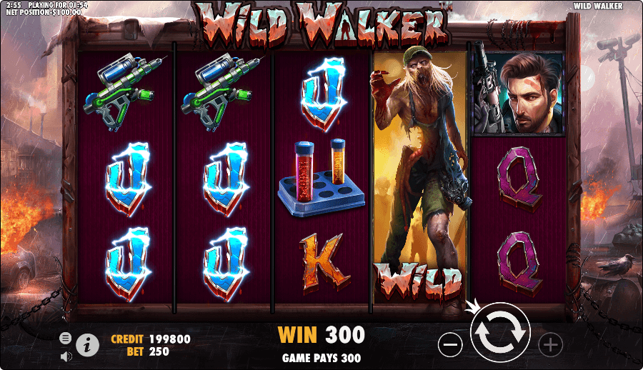 Wild Walker Online Slot Game Win