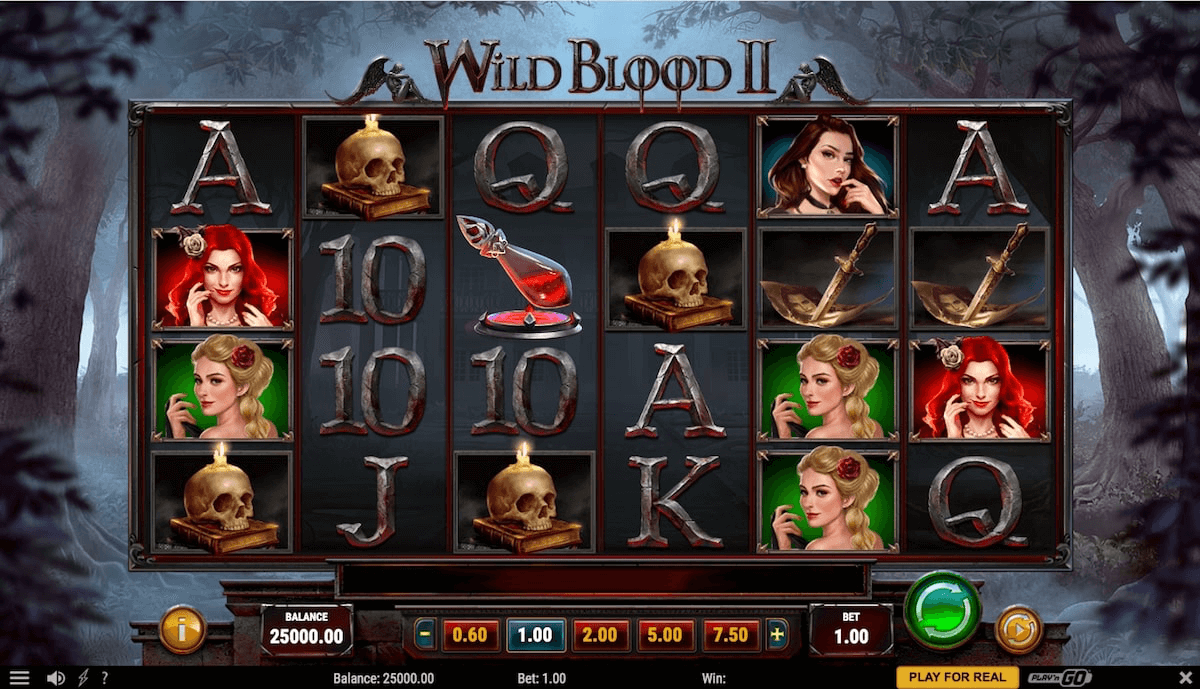 Wild Blood II Online Slot reels