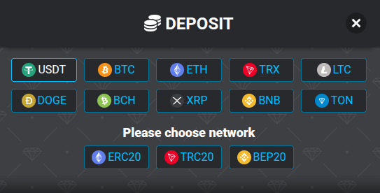 WinDice casino banking