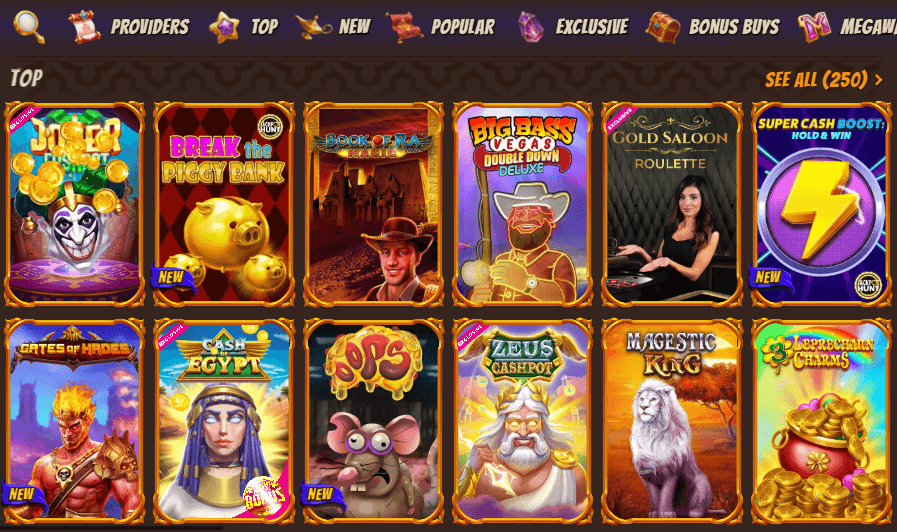 abu king casino game library