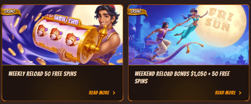 abu king casino reload bonuses