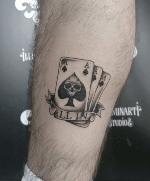 pair of aces tattoo