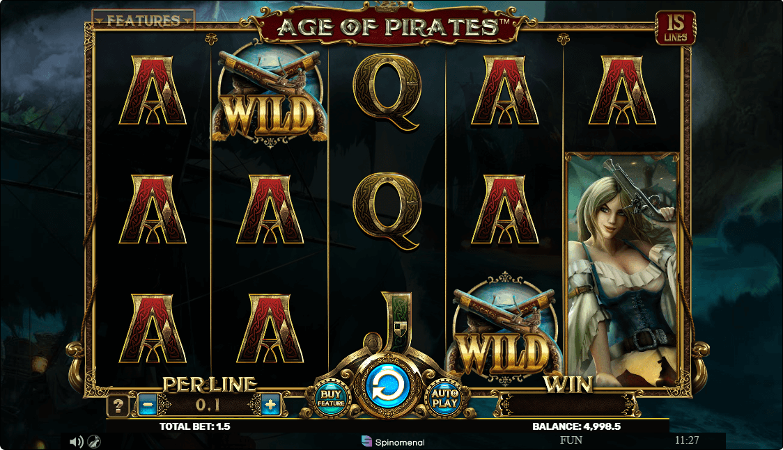 age of pirates 15 lines reels