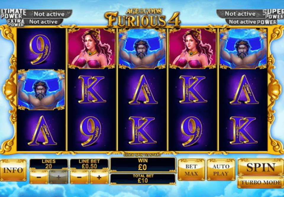 Age of the Gods Furious 4 von Playtech Slot