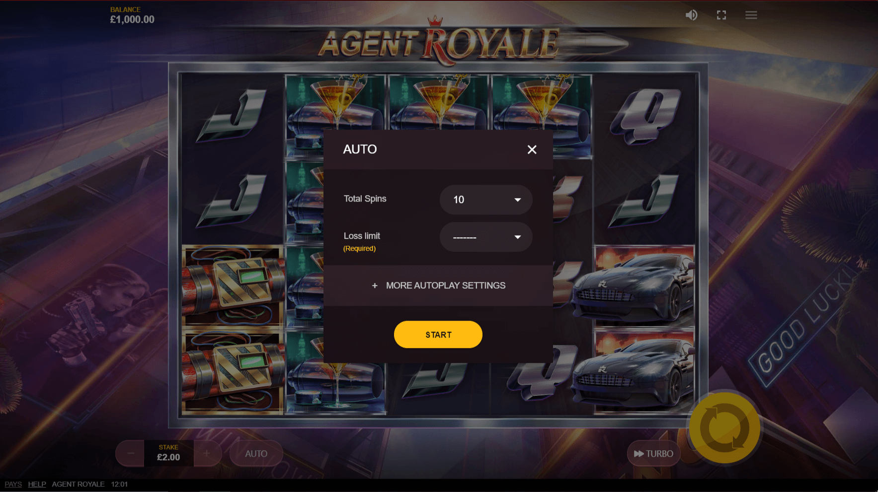 agent royale autoplay