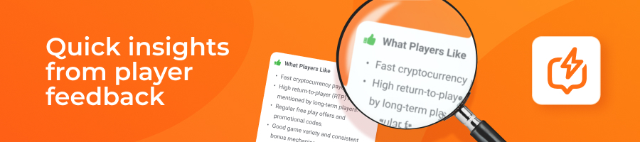 ai summary faster way to read player feedback