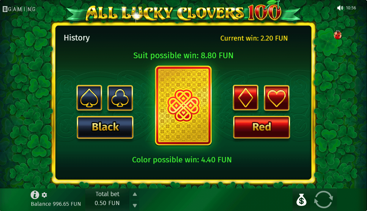 All Lucky Clovers Online Slot Game Features