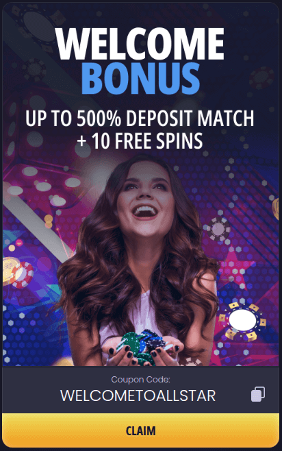 all star slots casino welcome pack