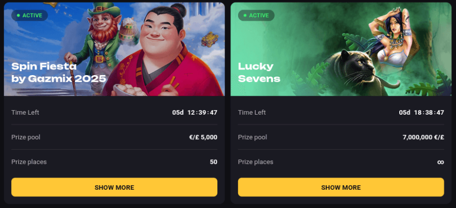 amonbet casino inhouse tournaments