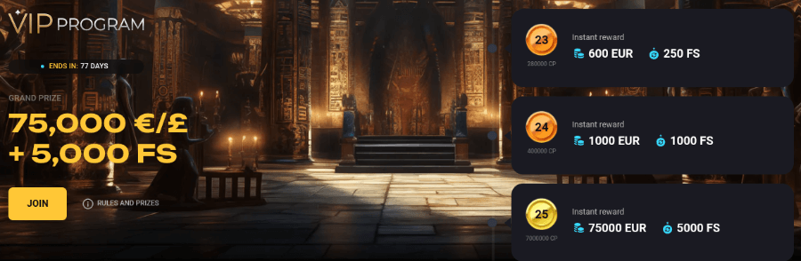 amonbet casino loyalty program