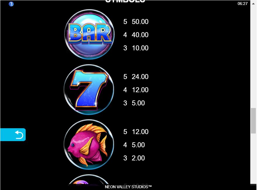 Atlantean Treasures Slot Game Features 