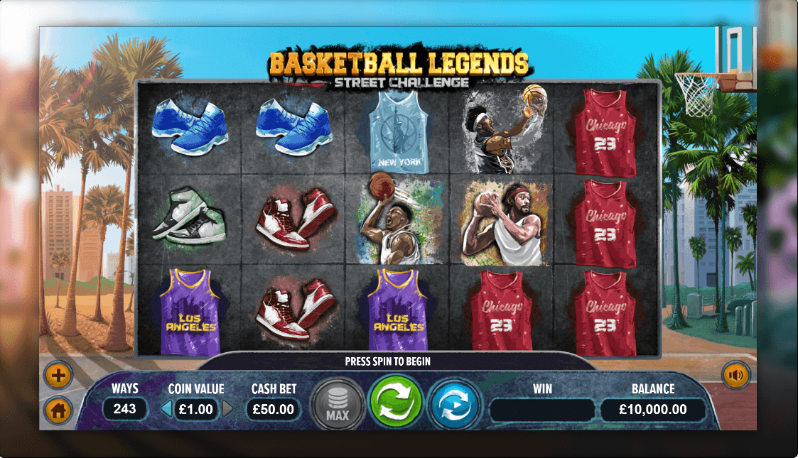 Basketball Legends Online Slot Game Features