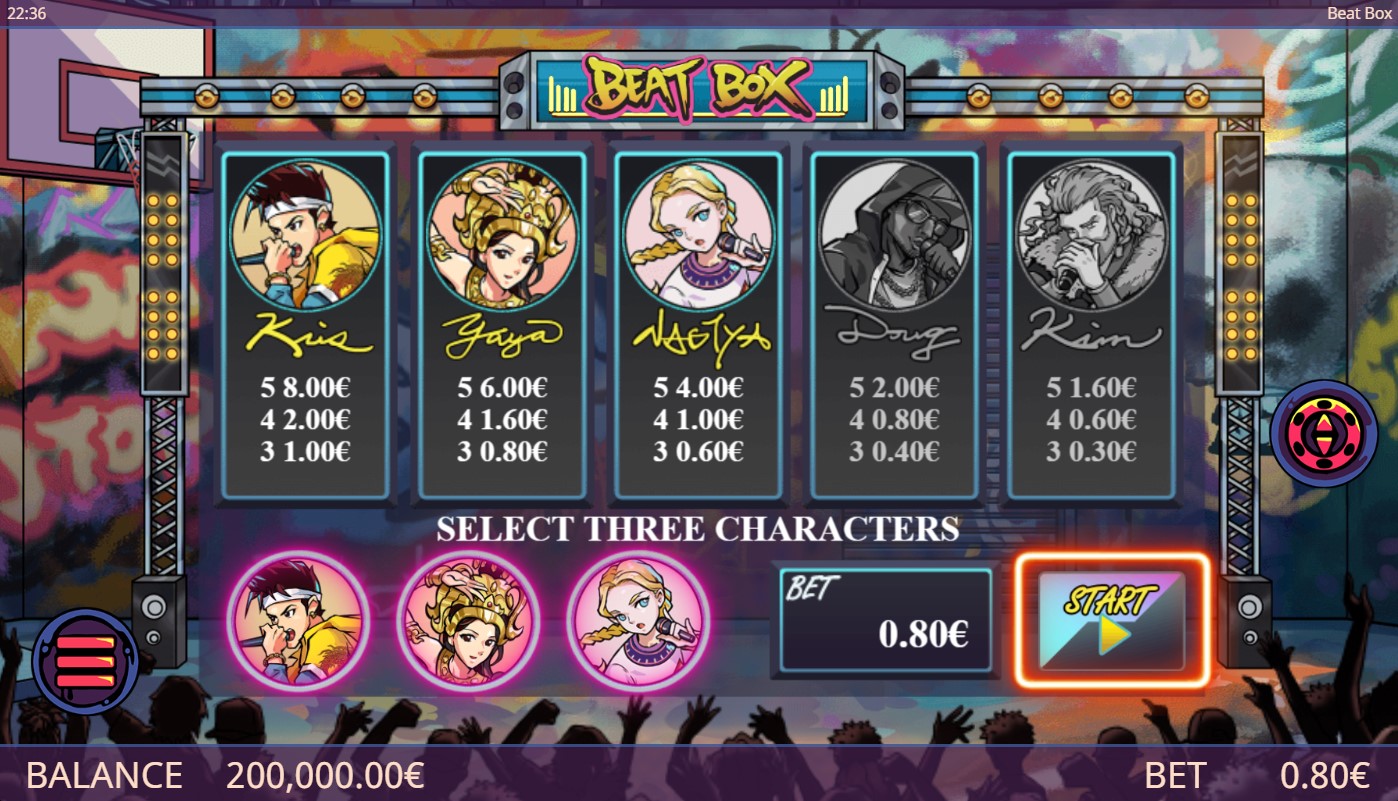 Beat Box Slot Win